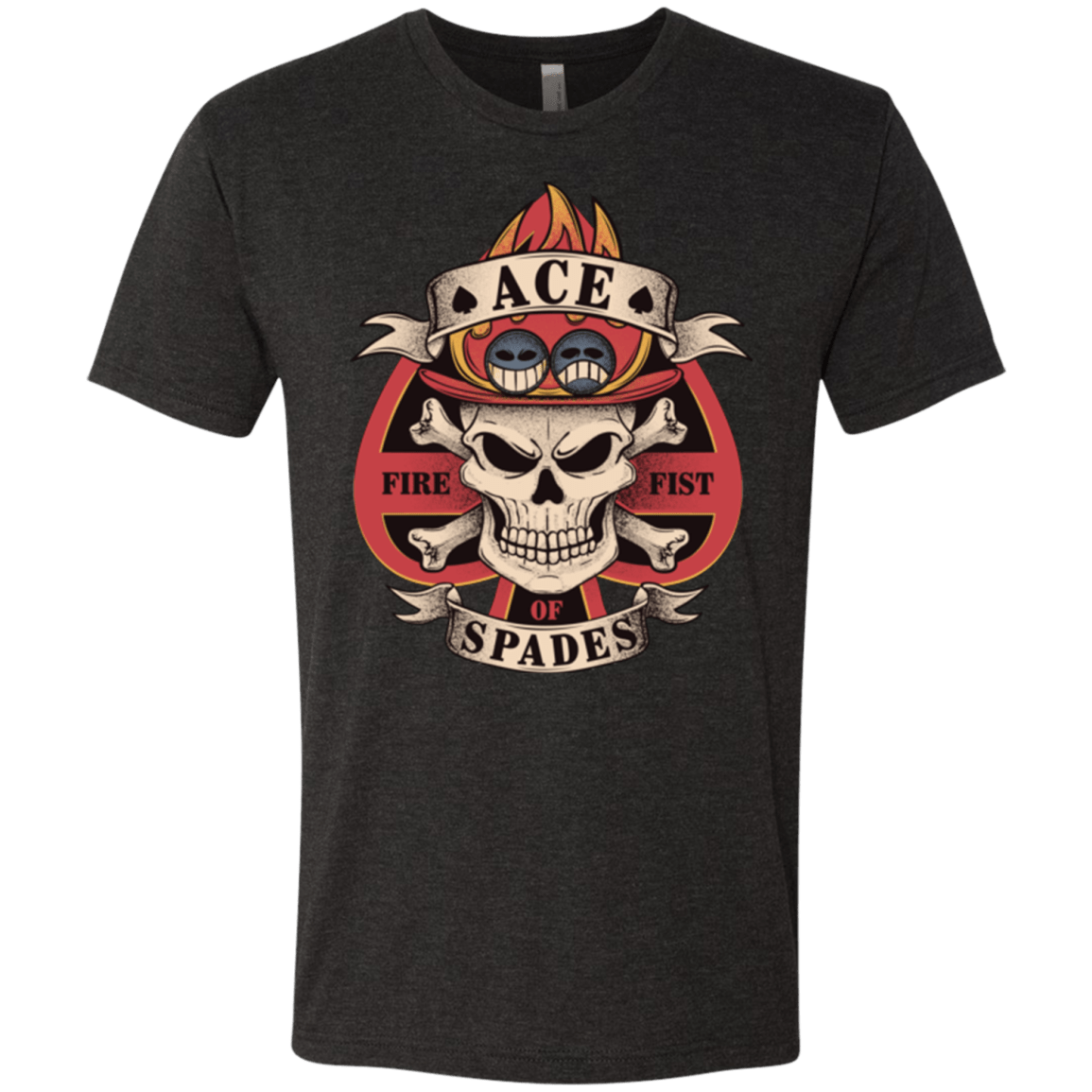 T-Shirts Vintage Black / Small Ace of Spades Men's Triblend T-Shirt