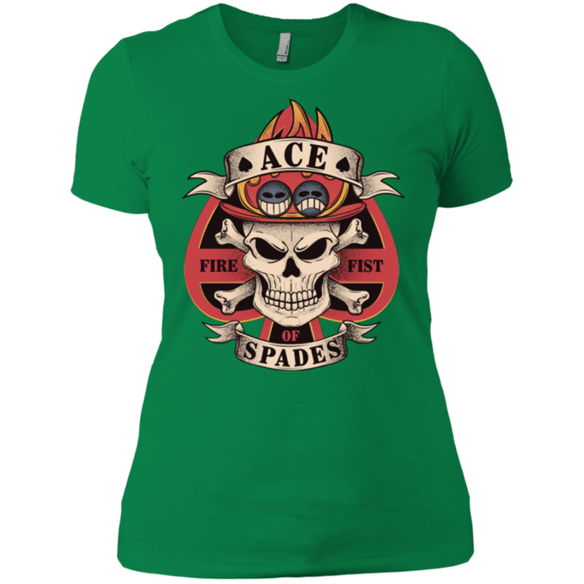 T-Shirts Kelly Green / X-Small Ace of Spades Women's Premium T-Shirt