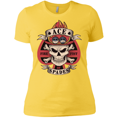 T-Shirts Vibrant Yellow / X-Small Ace of Spades Women's Premium T-Shirt