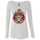 T-Shirts Heather White / Small Ace of Spades Women's Triblend Long Sleeve Shirt