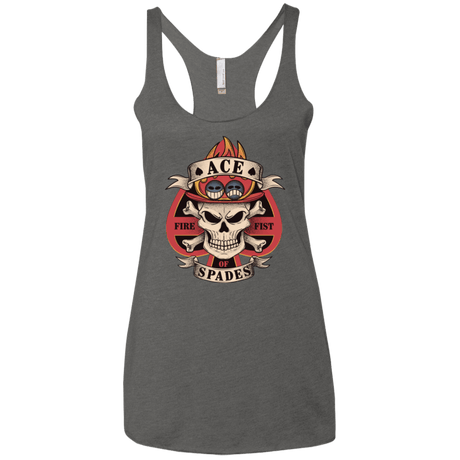 T-Shirts Premium Heather / X-Small Ace of Spades Women's Triblend Racerback Tank