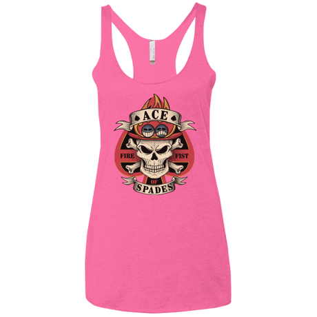 T-Shirts Vintage Pink / X-Small Ace of Spades Women's Triblend Racerback Tank