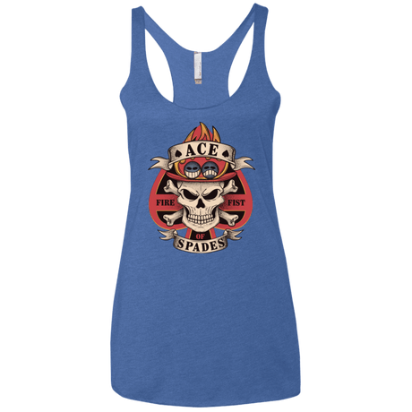 T-Shirts Vintage Royal / X-Small Ace of Spades Women's Triblend Racerback Tank