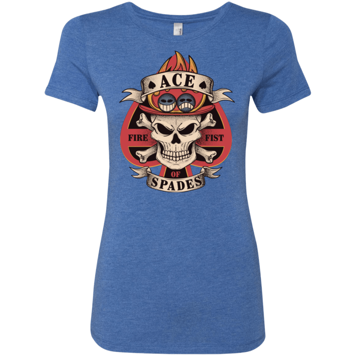 T-Shirts Vintage Royal / Small Ace of Spades Women's Triblend T-Shirt