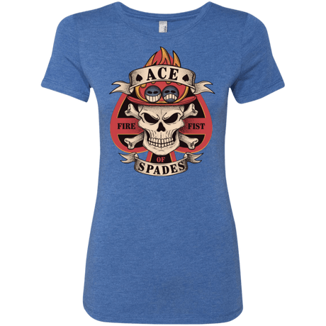 T-Shirts Vintage Royal / Small Ace of Spades Women's Triblend T-Shirt