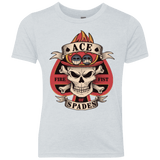 T-Shirts Heather White / YXS Ace of Spades Youth Triblend T-Shirt