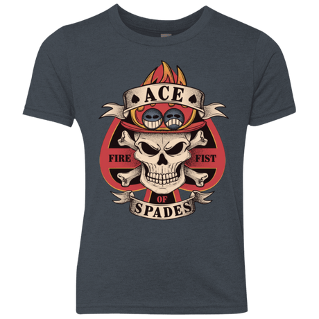T-Shirts Vintage Navy / YXS Ace of Spades Youth Triblend T-Shirt