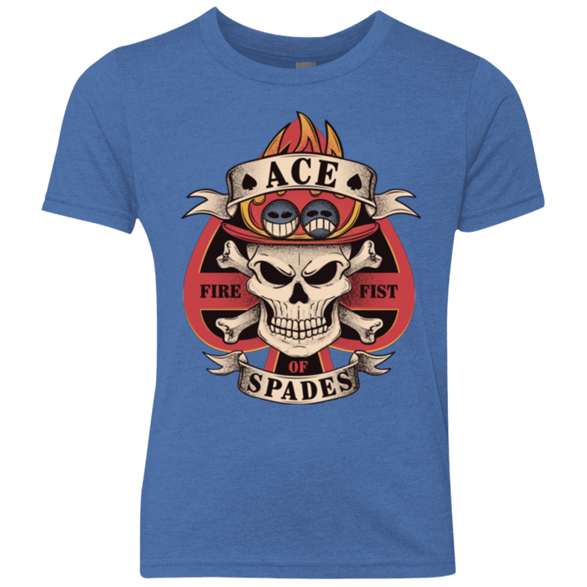 T-Shirts Vintage Royal / YXS Ace of Spades Youth Triblend T-Shirt