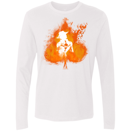 T-Shirts White / Small Ace one piece Men's Premium Long Sleeve