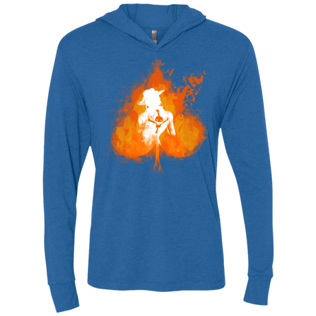 T-Shirts Vintage Royal / X-Small Ace one piece Triblend Long Sleeve Hoodie Tee