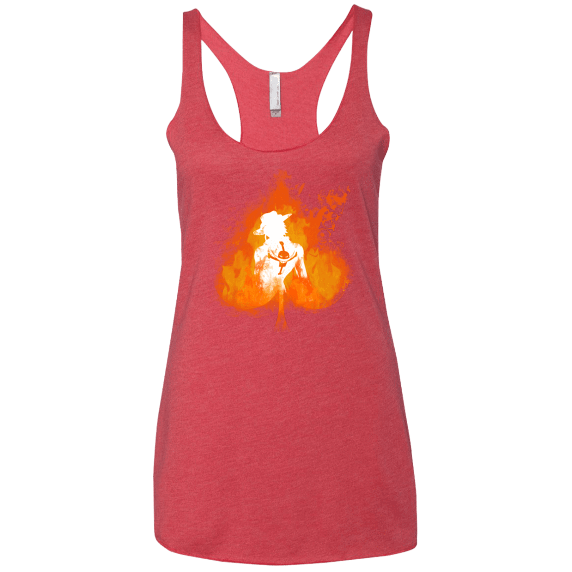T-Shirts Vintage Red / X-Small Ace one piece Women's Triblend Racerback Tank