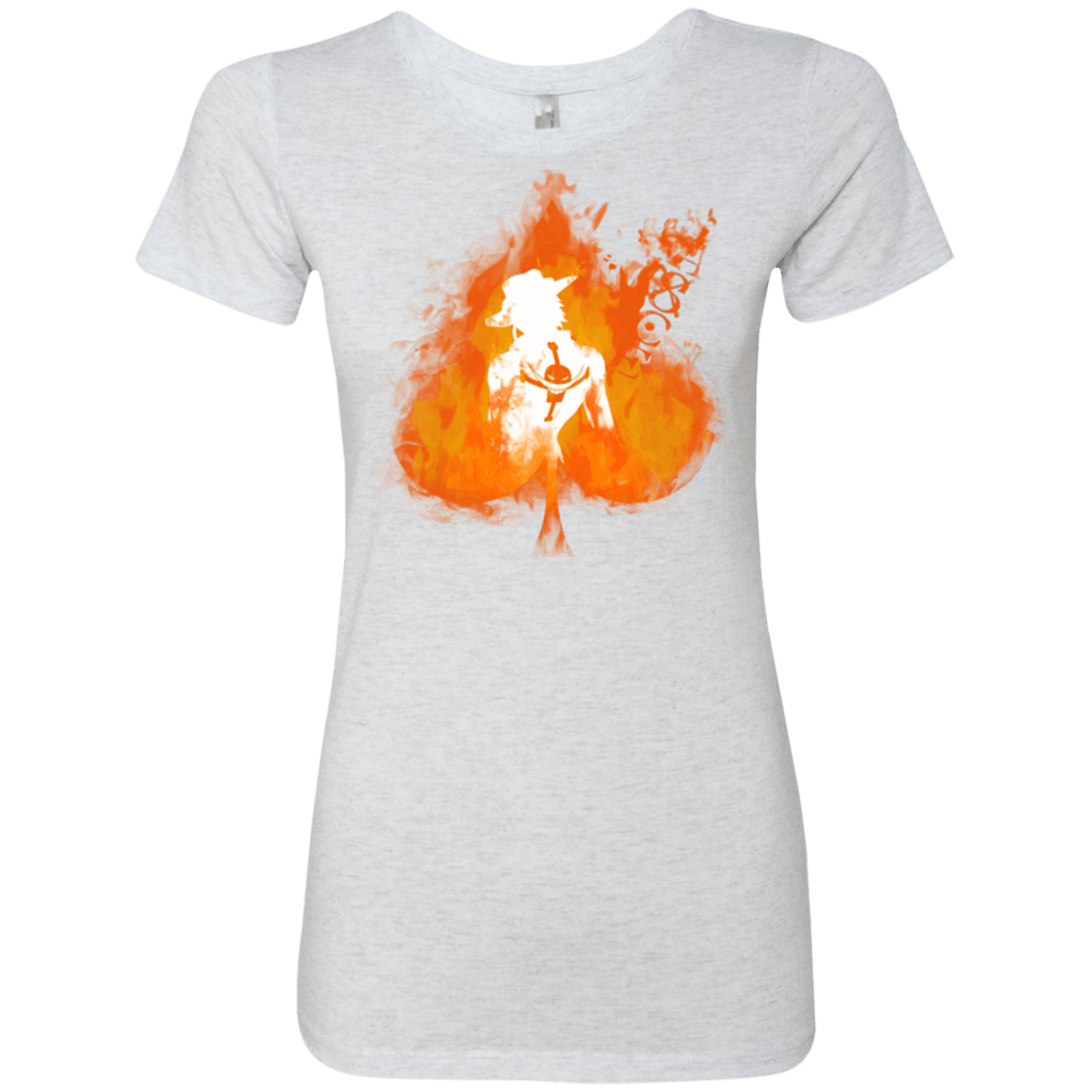 T-Shirts Heather White / Small Ace one piece Women's Triblend T-Shirt