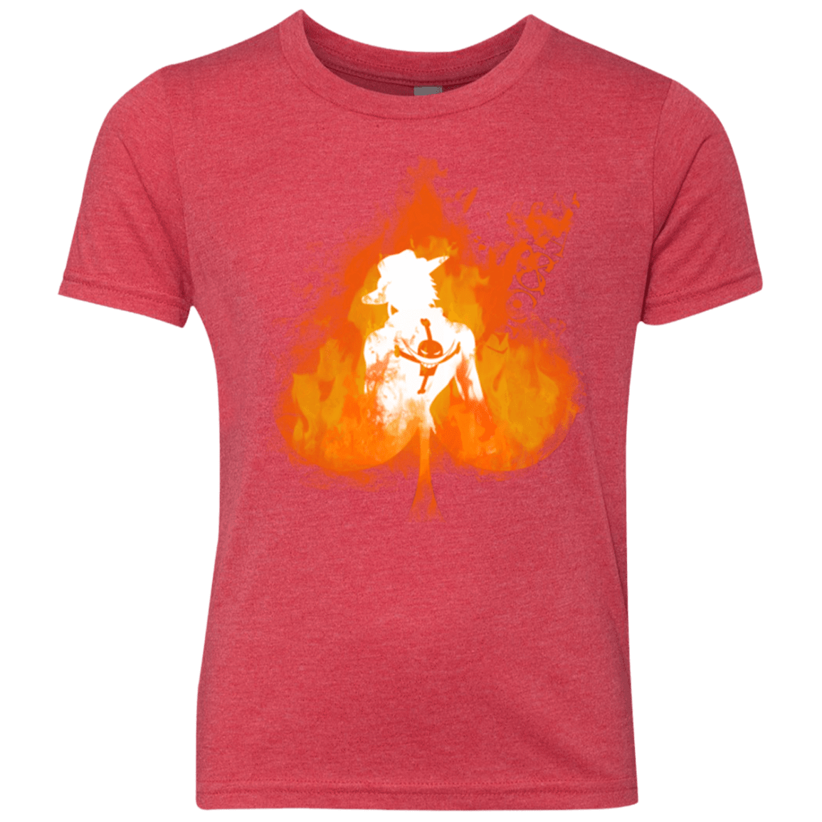 T-Shirts Vintage Red / YXS Ace one piece Youth Triblend T-Shirt