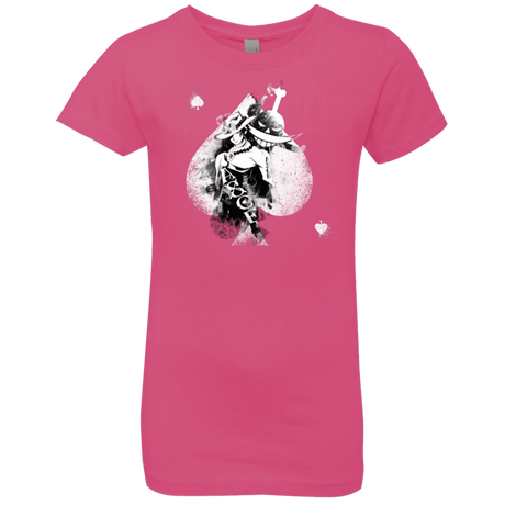 T-Shirts Hot Pink / YXS Ace W Girls Premium T-Shirt