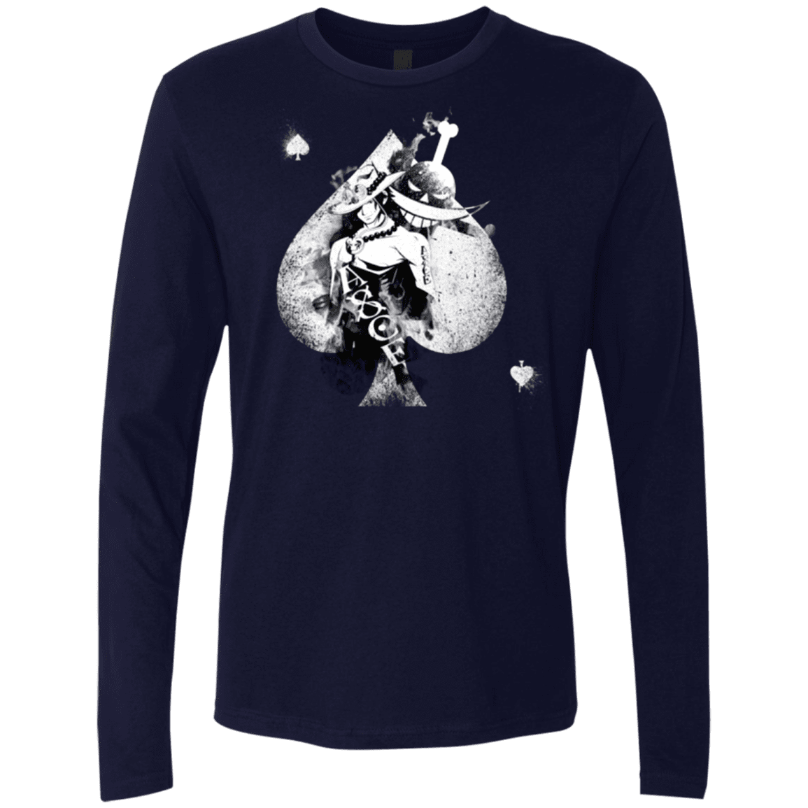 T-Shirts Midnight Navy / Small Ace W Men's Premium Long Sleeve