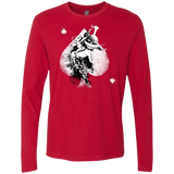 T-Shirts Red / Small Ace W Men's Premium Long Sleeve