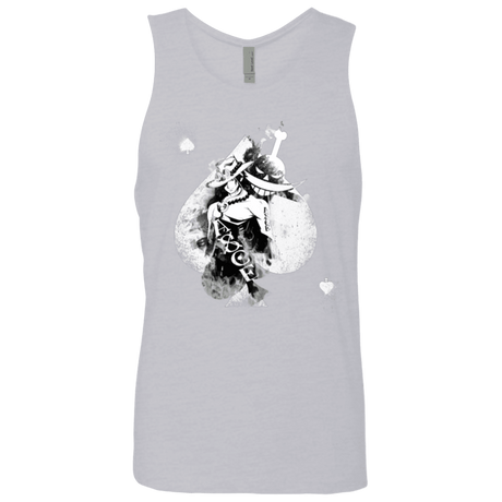 T-Shirts Heather Grey / Small Ace W Men's Premium Tank Top