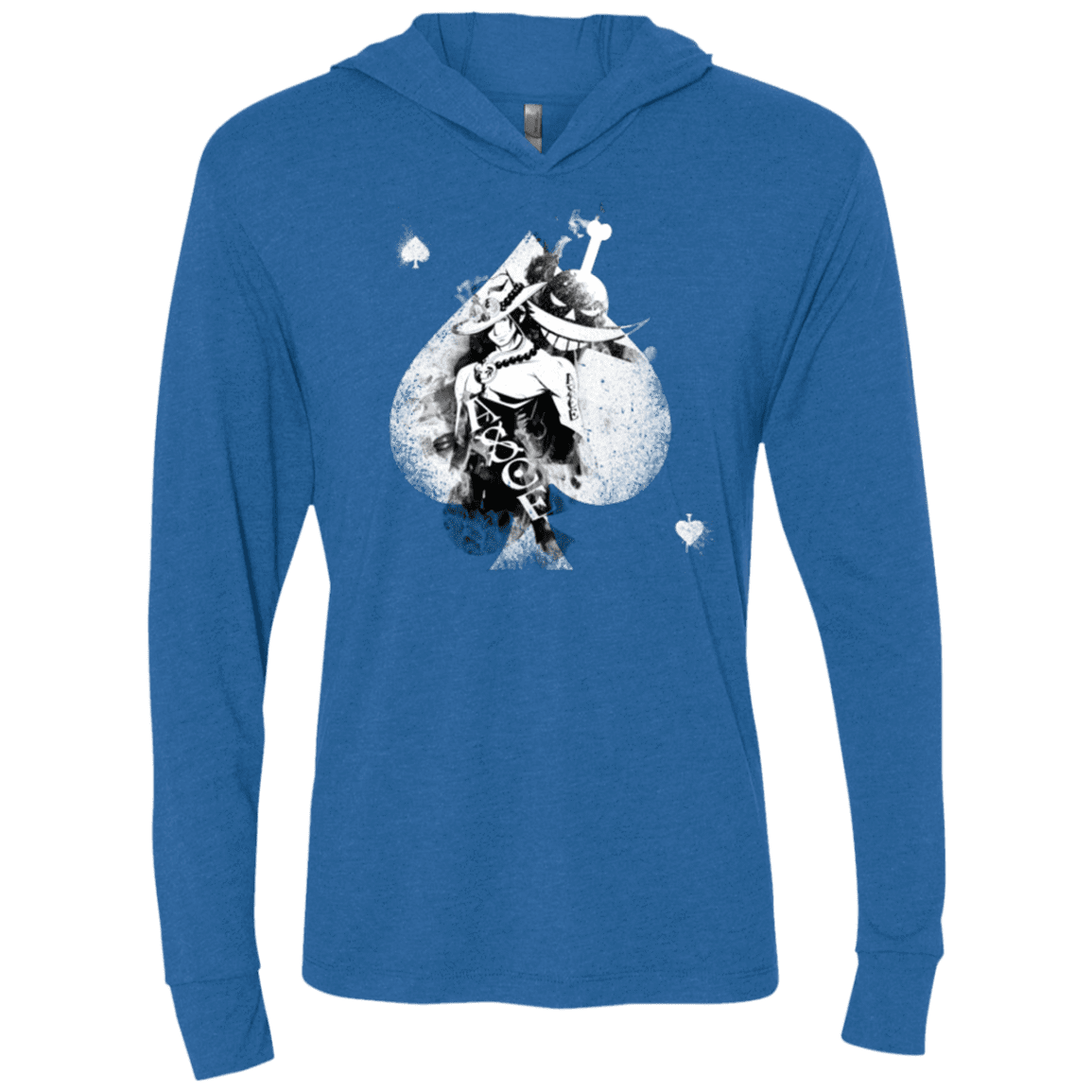 T-Shirts Vintage Royal / X-Small Ace W Triblend Long Sleeve Hoodie Tee