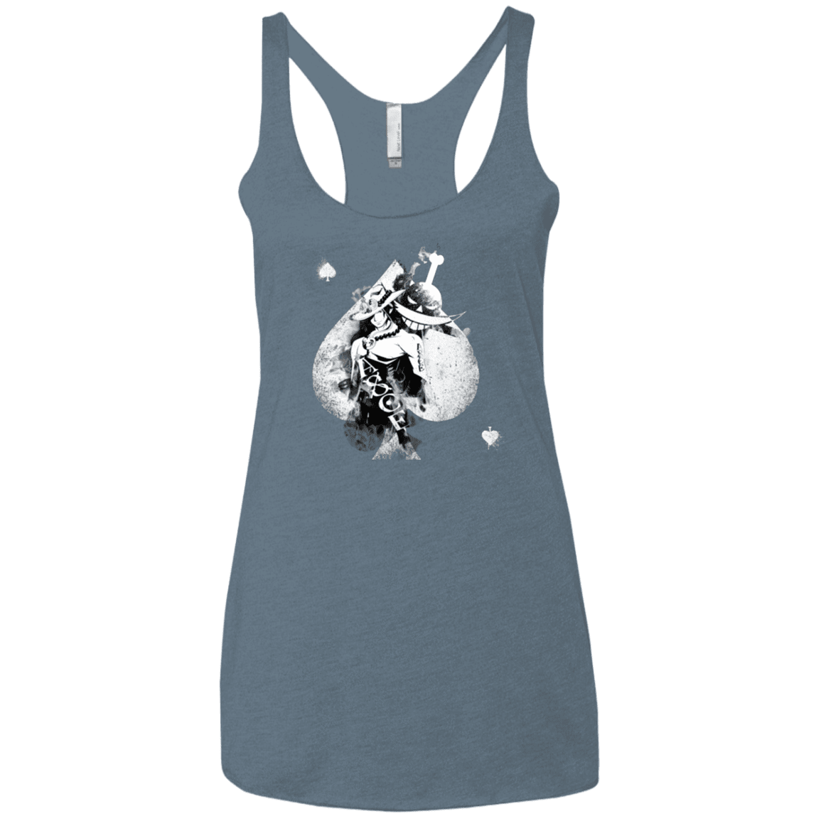 T-Shirts Indigo / X-Small Ace W Women's Triblend Racerback Tank