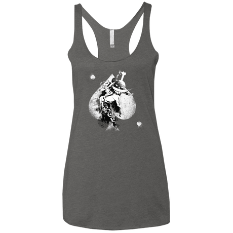 T-Shirts Premium Heather / X-Small Ace W Women's Triblend Racerback Tank