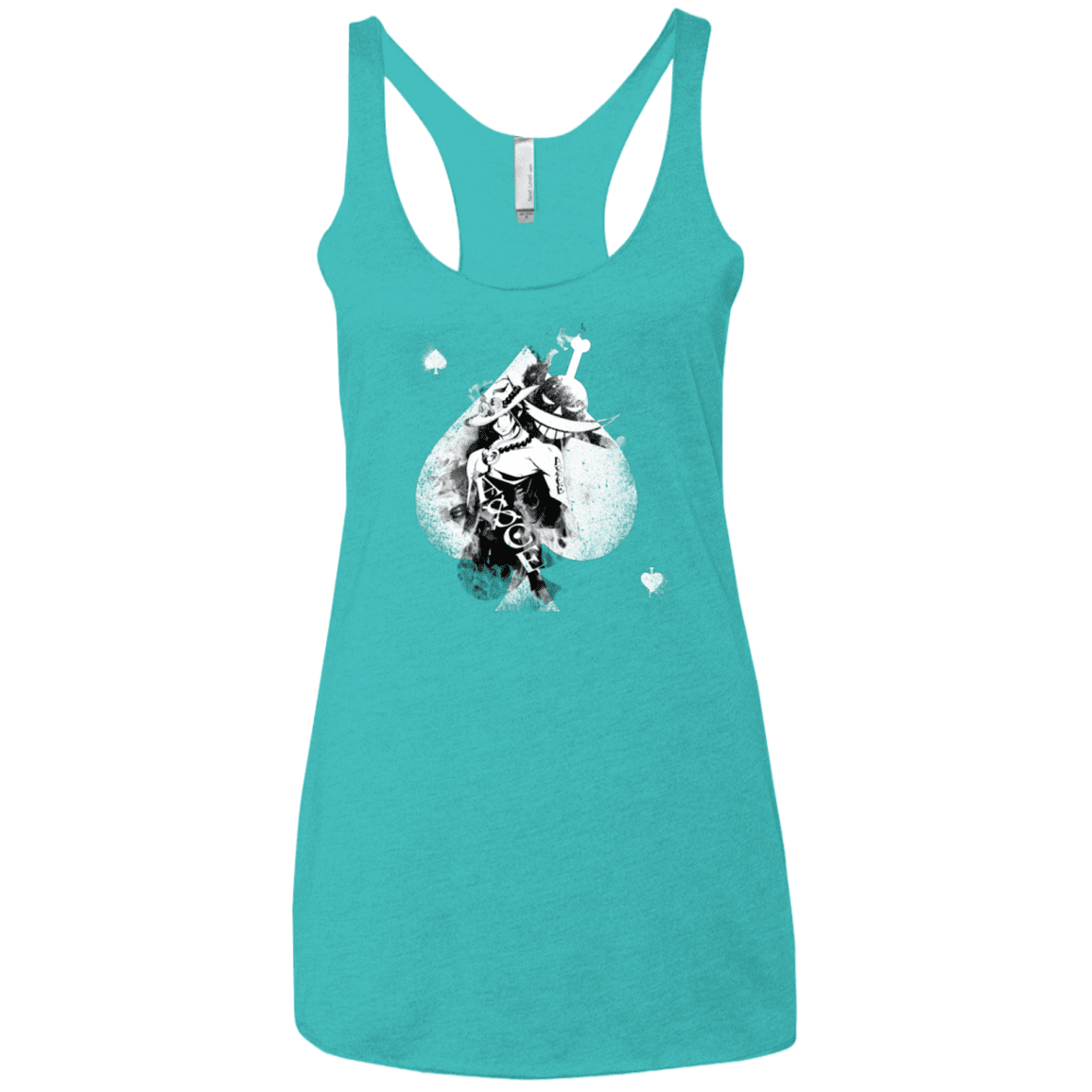 T-Shirts Tahiti Blue / X-Small Ace W Women's Triblend Racerback Tank