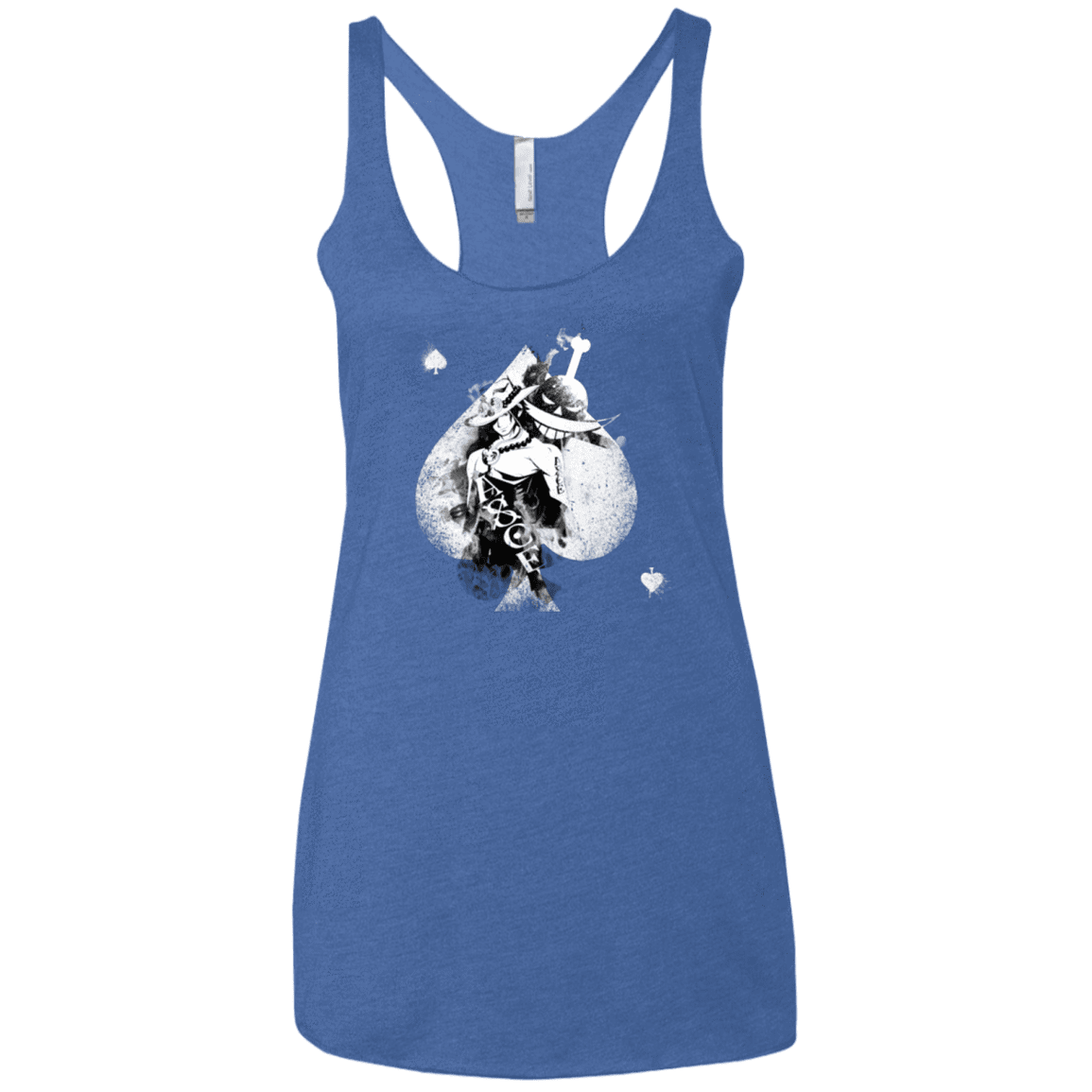 T-Shirts Vintage Royal / X-Small Ace W Women's Triblend Racerback Tank