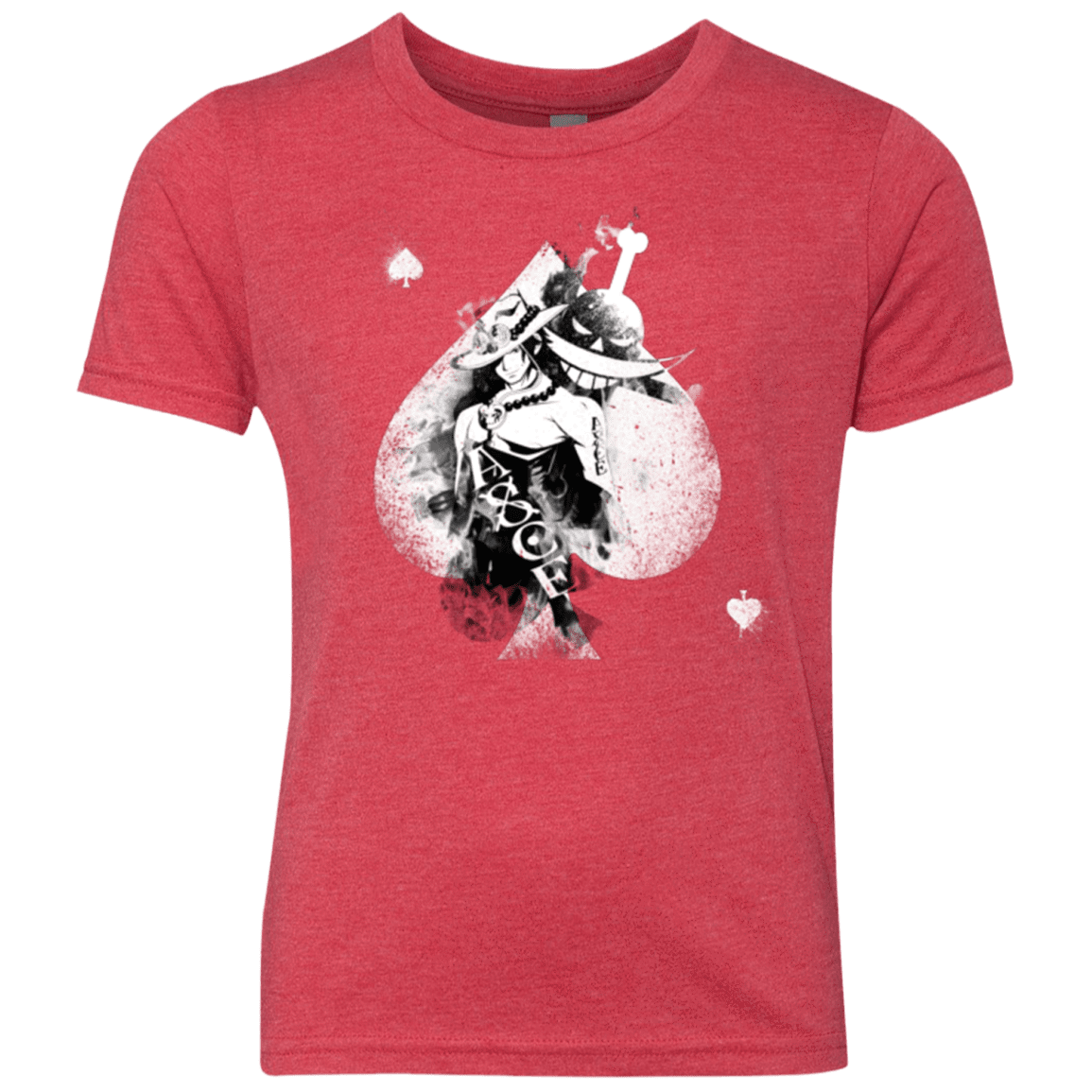 T-Shirts Vintage Red / YXS Ace W Youth Triblend T-Shirt