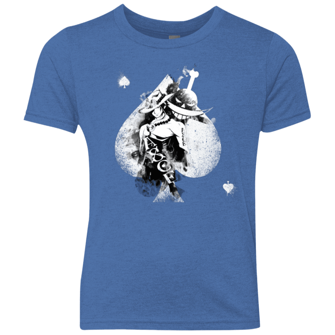 T-Shirts Vintage Royal / YXS Ace W Youth Triblend T-Shirt