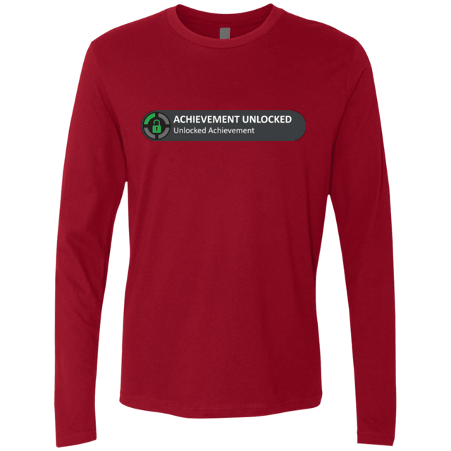 T-Shirts Cardinal / Small Achievement Men's Premium Long Sleeve