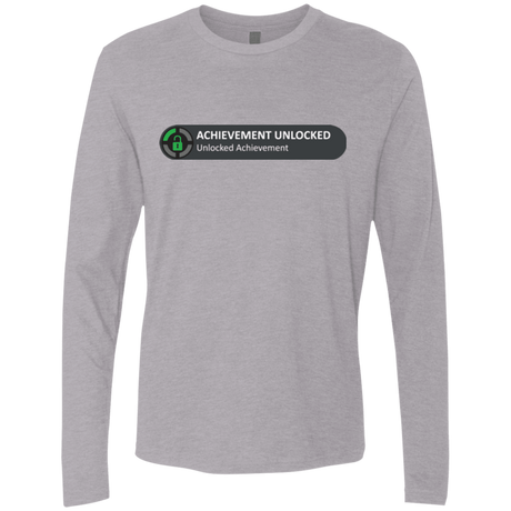 T-Shirts Heather Grey / Small Achievement Men's Premium Long Sleeve