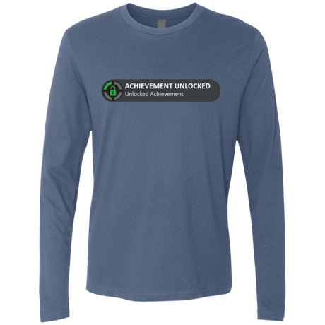 T-Shirts Indigo / Small Achievement Men's Premium Long Sleeve