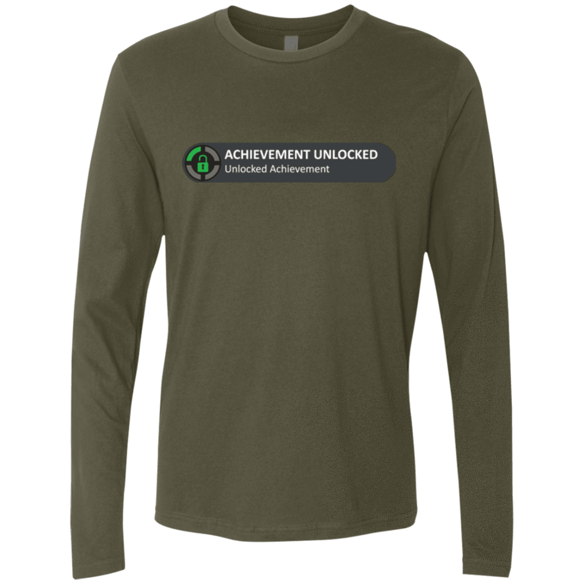 T-Shirts Military Green / Small Achievement Men's Premium Long Sleeve