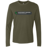 T-Shirts Military Green / Small Achievement Men's Premium Long Sleeve