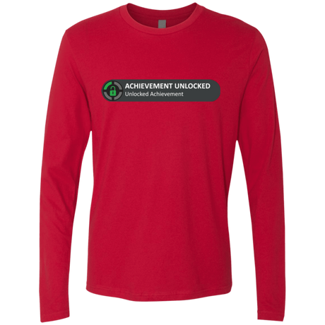 T-Shirts Red / Small Achievement Men's Premium Long Sleeve