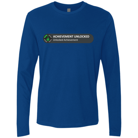 T-Shirts Royal / Small Achievement Men's Premium Long Sleeve