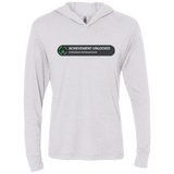 T-Shirts Heather White / X-Small Achievement Triblend Long Sleeve Hoodie Tee