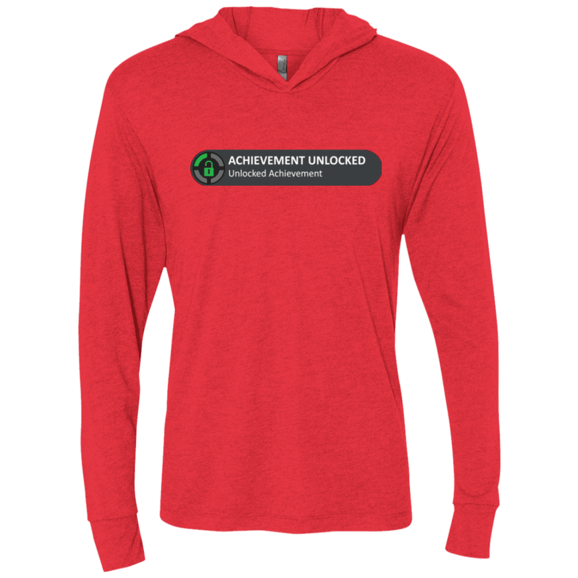 T-Shirts Vintage Red / X-Small Achievement Triblend Long Sleeve Hoodie Tee