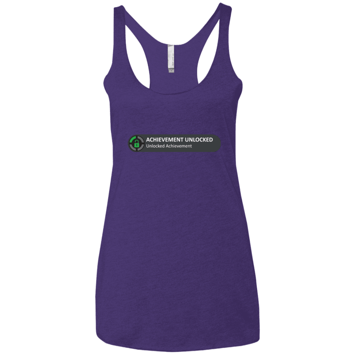 T-Shirts Purple / X-Small Achievement Women's Triblend Racerback Tank