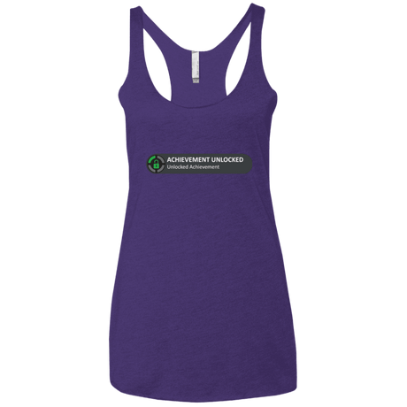 T-Shirts Purple / X-Small Achievement Women's Triblend Racerback Tank