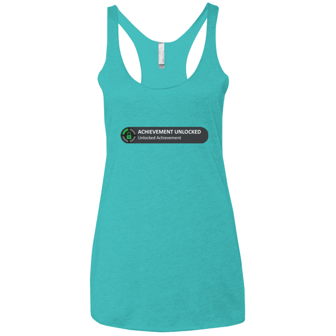 T-Shirts Tahiti Blue / X-Small Achievement Women's Triblend Racerback Tank