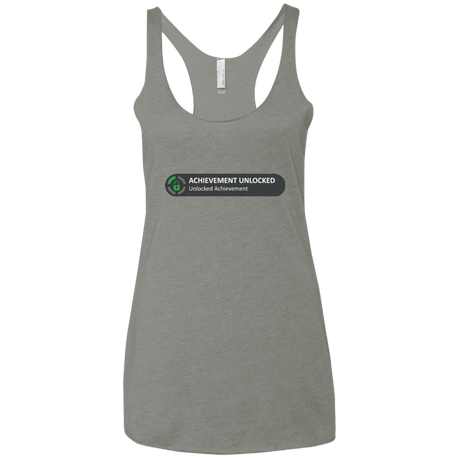 T-Shirts Venetian Grey / X-Small Achievement Women's Triblend Racerback Tank