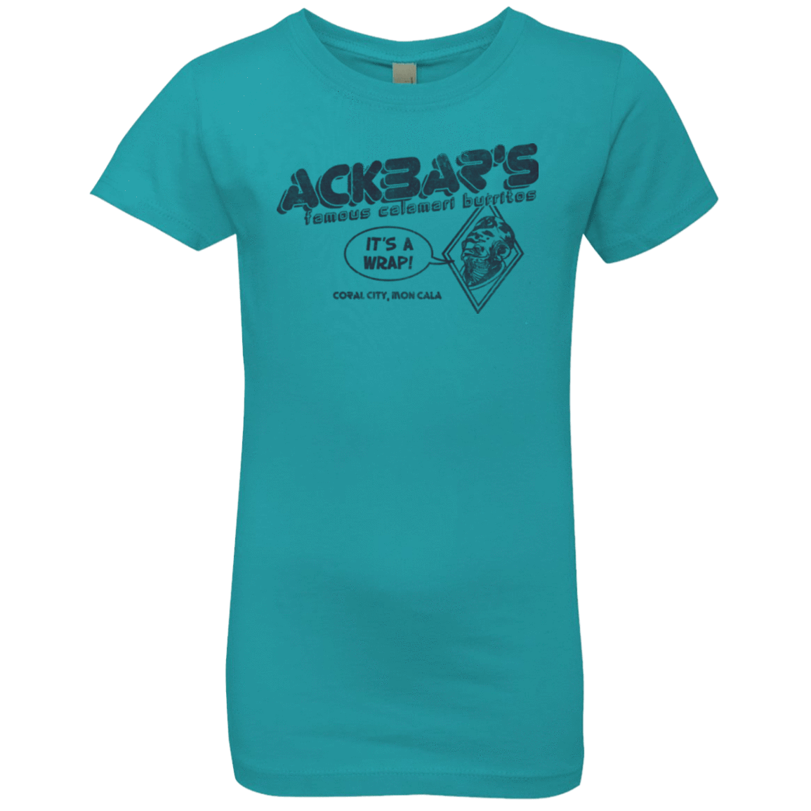 T-Shirts Tahiti Blue / YXS Ackbar's Burritos Girls Premium T-Shirt