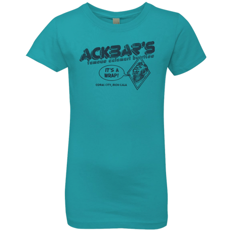 T-Shirts Tahiti Blue / YXS Ackbar's Burritos Girls Premium T-Shirt