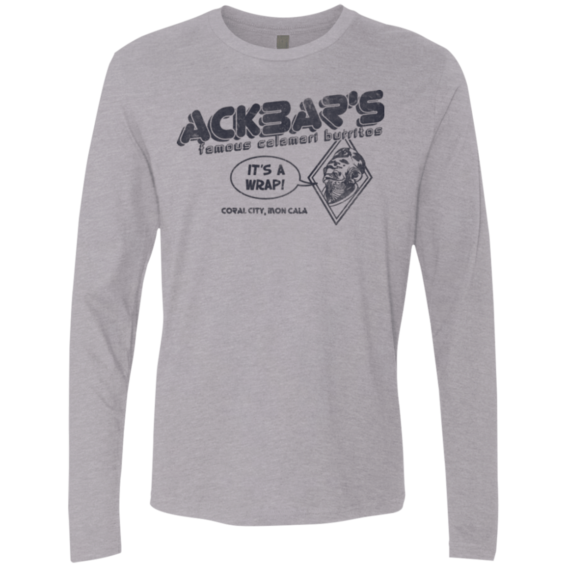 T-Shirts Heather Grey / Small Ackbar's Burritos Men's Premium Long Sleeve