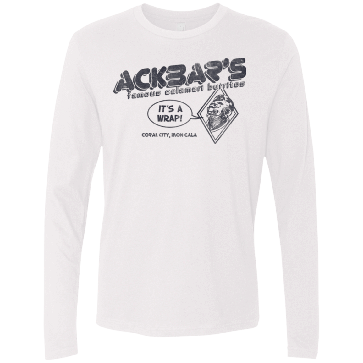 T-Shirts White / Small Ackbar's Burritos Men's Premium Long Sleeve