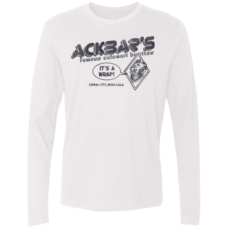 T-Shirts White / Small Ackbar's Burritos Men's Premium Long Sleeve