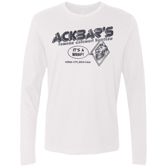 T-Shirts White / Small Ackbar's Burritos Men's Premium Long Sleeve