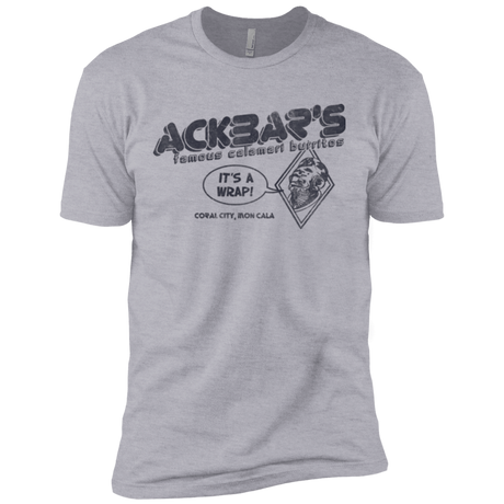 T-Shirts Heather Grey / X-Small Ackbar's Burritos Men's Premium T-Shirt