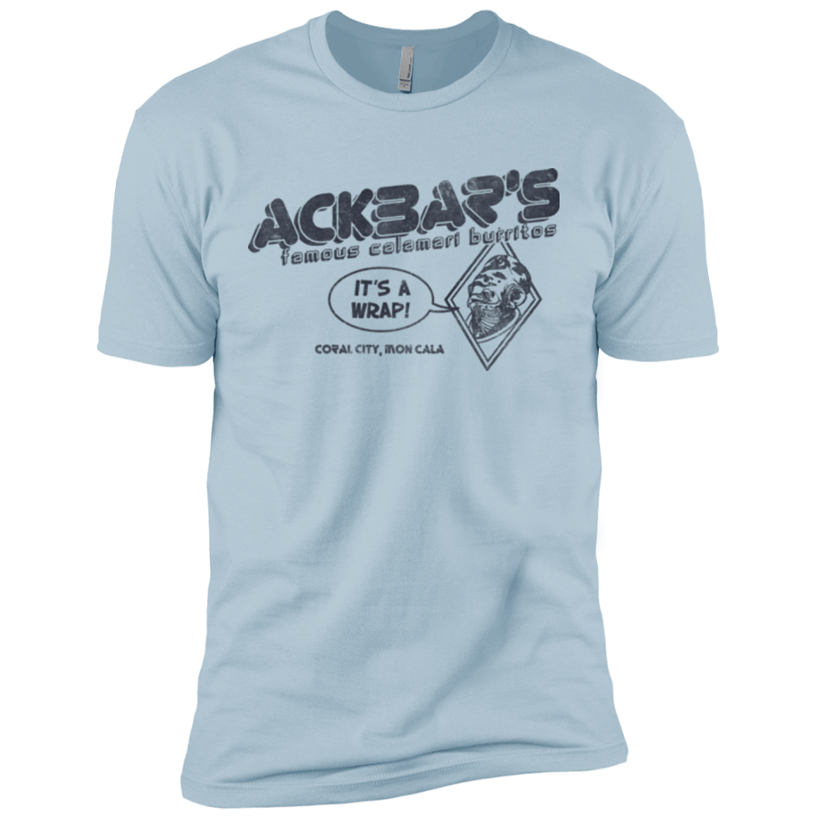 T-Shirts Light Blue / X-Small Ackbar's Burritos Men's Premium T-Shirt