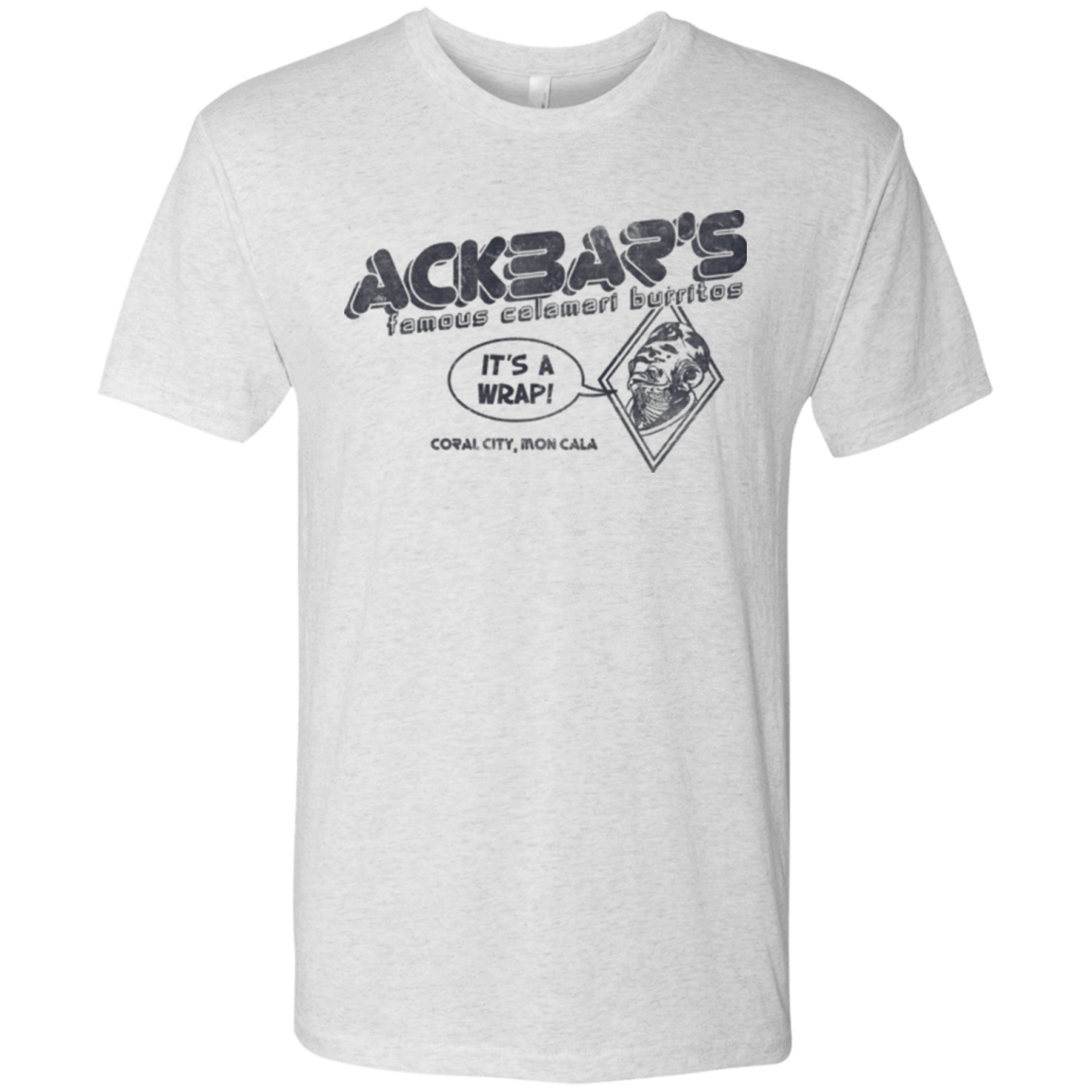 T-Shirts Heather White / Small Ackbar's Burritos Men's Triblend T-Shirt